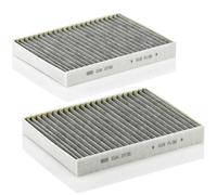 MANN-FILTER CUK 2736-2 Filtre d'habitacle à charbon actif pour BMW 5 Berline