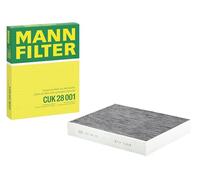 MANN-FILTER CUK 28 001 Filtre à air de cabine - VÉHICULE DE TOURISME + UTILITAIRES