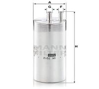 MANN-FILTER Filtre À Carburant Compatible Pour Porsche Panamera Audi A8