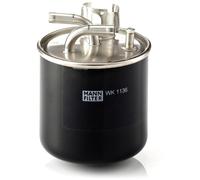 MANN-FILTER Filtre à carburant WK 1136 pour AUDI A8 D3 (4E2, 4E8) 110mm 108mm
