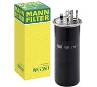 MANN-FILTER Filtre à carburant WK 735/1 pour AUDI A6 C6 Avant (4F5) 188mm 76mm