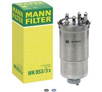 MANN-FILTER Filtre à carburant WK 853/3 x pour VW Golf IV 3/5 portes (1J1) 177mm