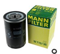 MANN-FILTER Filtre À Huile Avec Joint Pour Land Rover Discovery III 4.0 V6 4x4