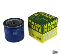 MANN-FILTER Filtre À Huile Avec Vis De Vidange Pour Alfa Romeo 147 1.6 16V