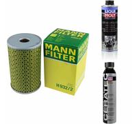 Mann-Filter Filtre à Huile H 932/2 + Liqui Moly Cera Tec 3721 + Nettoyant Moteur