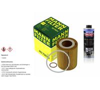 MANN-FILTER Filtre À Huile HU 7003 X + LIQUI MOLY 2427 Pro-Line Nettoyage Moteur