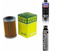 Mann-Filter Filtre à Huile MH 5001 + Liqui Moly Cera Tec 3721 + Nettoyant Moteur