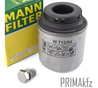 Mann-Filter Filtre à Huile Verrouiller Vis pour Audi A1 A3 Seat Skoda VW Golf VI