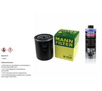 MANN-FILTER Filtre À Huile W 7041 + LIQUI MOLY 2427 Pro-Line Nettoyage Moteur