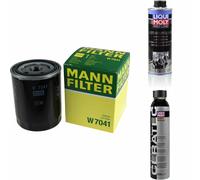 Mann-Filter Filtre à Huile W 7041 + Liqui Moly Cera Tec 3721 + Nettoyant Moteur