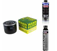 Mann-Filter Filtre à Huile W 914/28 + Liqui Moly Cera Tec 3721 + Nettoyant