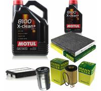MANN-FILTER Forfait D'inspection Motul 6L 5W-30 pour Hyundai Sonata V 2.0 CRDi