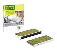 MANN-FILTER FP 2418-2 Filtre d'habitacle à charbon actif avec polyphenol