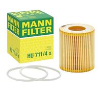 MANN-FILTER HU 711/4 x Filtre à huile - VÉHICULE DE TOURISME + UTILITAIRES
