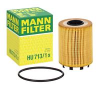 MANN-FILTER HU 713/1 x Filtre à huile - VÉHICULE DE TOURISME + UTILITAIRES, Yellow
