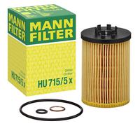 MANN-FILTER HU 715/5 x Filtre à huile pour BMW 5 Berline (E60)