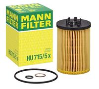 MANN-FILTER HU 715/5 x Filtre à huile - pour Véhicule de tourisme + utilitaires