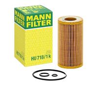 MANN-FILTER HU 718/1 k Filtre à huile - VÉHICULE DE TOURISME + UTILITAIRES