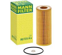 MANN-FILTER HU 721/4 x Filtre à huile pour BMW 3 Berline (E46) 3 Berline (E90)