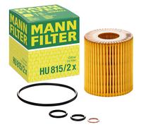 MANN-FILTER HU 815/2 x Filtre à huile pour BMW 3 Berline (E46) 3 Berline (E90)