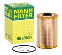 MANN-FILTER HU 930/3 x Filtre à huile - VÉHICULE DE TOURISME + UTILITAIRES