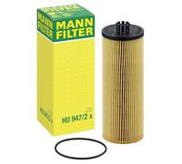 MANN-FILTER HU 947/2 x Filtre à huile - pour Poids-lourds + Autobus