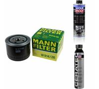 MANN-Filter Huile W 914/26 + Liqui Moly Cera Tec 3721 + Nettoyage Moteur 2427