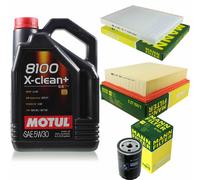 MANN-FILTER Inspection Set 5L Motul 8100 X-Clean+ 5W-30 Pour VW Golf III 1.8
