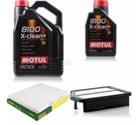 MANN-FILTER Inspection Set 6L Motul 8100 X-CLEAN+ 5W-30 Pour KIA Carens IV