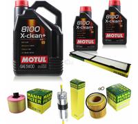 MANN-FILTER Inspection Set 7L Motul 5W-30 Pour BMW 3 Série 325I 330I 325XI