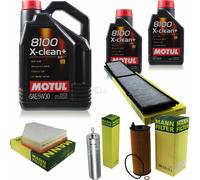 MANN-FILTER Inspection Set 7L Motul 5W-30 Pour BMW 3er Touring 320d 316d