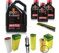 MANN-FILTER Inspection Set 8L Motul 5W-30 Pour BMW 3er Touring 325d