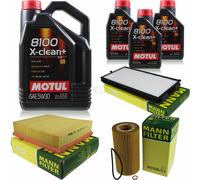 Mann-Filter Inspection Set 8L Motul 5W-30 pour BMW 7er 730i Il V8 740i