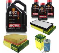 Mann-Filter Inspection Set 8L Motul 5W-30 pour BMW 7er 730i Il V8 740i 5er