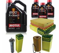 Mann-Filter Inspection Set 8L Motul 5W-30 pour BMW 7er 740i Il 735i 5er 540i