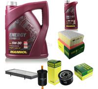 MANN-FILTER Inspection Set MANNOL 6L Energy Combi LL 5W-30 Pour Nissan