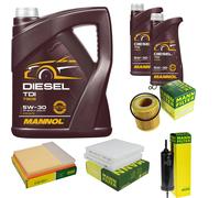 MANN-FILTER Inspection Set MANNOL 7L Diesel TDI 5W-30 Pour BMW X3 xDrive35i