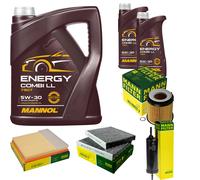Mann-Filter Inspection Set mannol 7L Energy Combi Ll 5W-30 pour BMW Série 5er