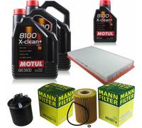 MANN-FILTER Inspection Set Motul 10L 5W-30 Pour Mercedes-Benz Viano CDI 3.0