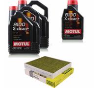 MANN-FILTER Inspection Set Motul 10L 5W-30 Pour VW Polo 1.2 TSI 1.0