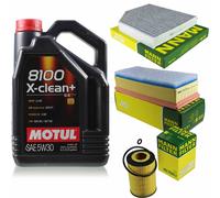 Mann-Filter Inspection Set Motul 5L 5W-30 pour Audi A4 Avant 2.0 Tdi
