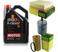 MANN-FILTER Inspection Set Motul 5L 5W-30 Pour Audi A4 Avant 2.0 TFSI