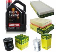 MANN-FILTER Inspection Set Motul 5L 5W-30 Pour Audi A4 Avant 2.4 2.8 Quattro