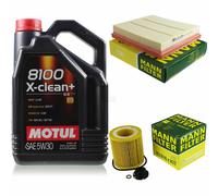 MANN-FILTER Inspection Set Motul 5L 5W-30 Pour BMW 3er Touring 320i 328i 2