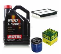 MANN-FILTER Inspection Set Motul 5L 5W-30 Pour KIA Sorento II 2.4 GDi Santa Fé