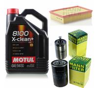 MANN-FILTER Inspection Set Motul 5L 5W-30 Pour Seat Cordoba 1.6I 1.8I 2.0I 16V