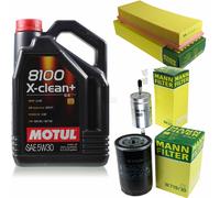 MANN-FILTER Inspection Set Motul 5L 5W-30 Pour Seat Ibiza II 1.8 T 20V Cupra
