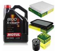 MANN-FILTER Inspection Set Motul 5L 5W-30 Pour Suzuki Swift III 1.3 1.5 1.6