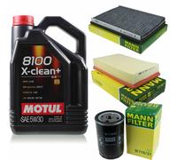 MANN-FILTER Inspection Set Motul 5L 5W-30 Pour VW Passat Variant 1.8 G60