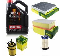 MANN-FILTER Inspection Set Motul 5L 5W-30 Pour VW Passat Variant 2.0 TDI 1.6